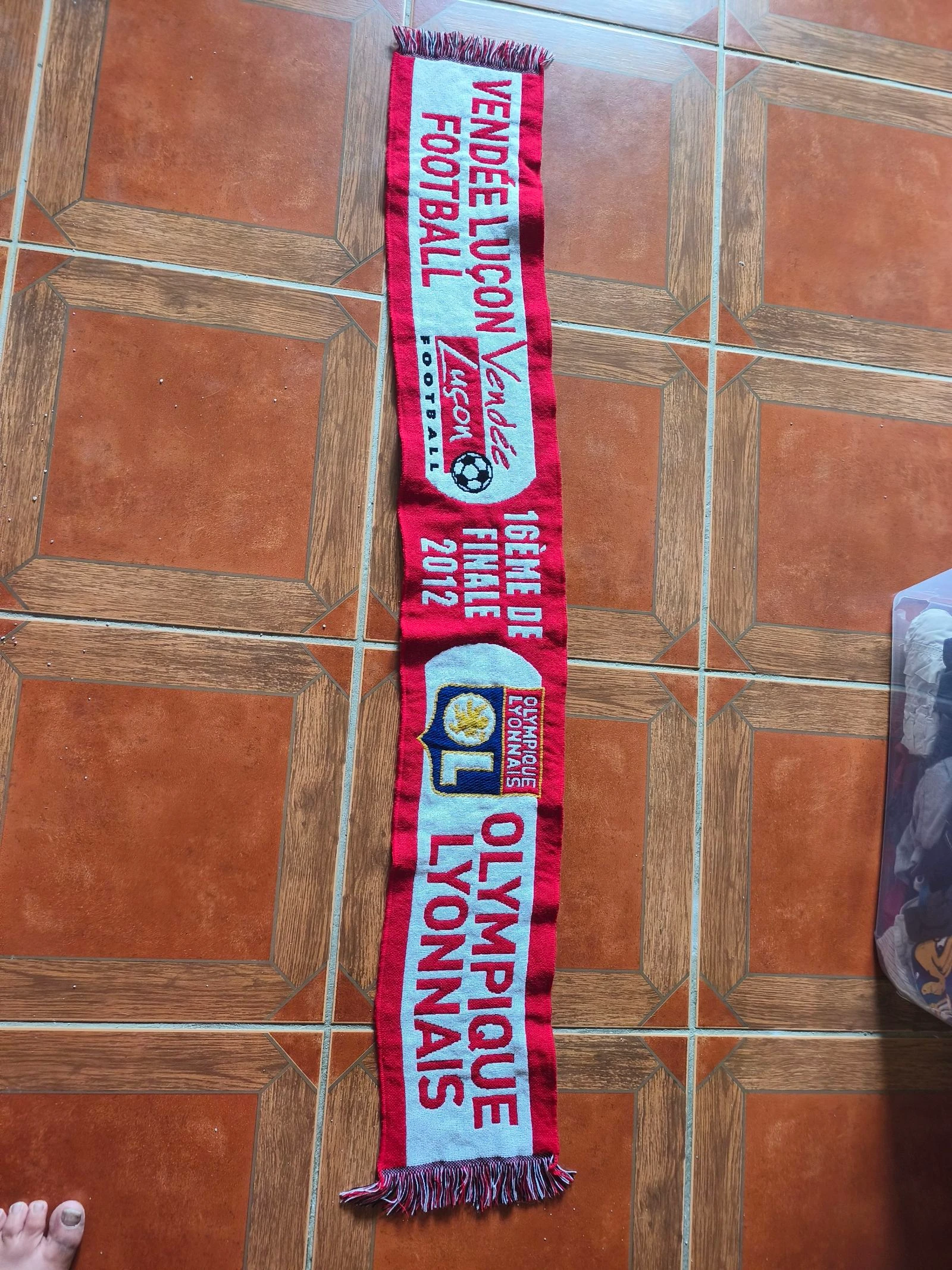 Écharpe olympique lyonnais Luçon 